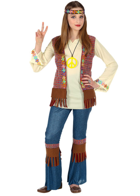 déguisement hippie fille, costume hippie fille, déguisement hippie enfant, Déguisement de Hippie, Fille