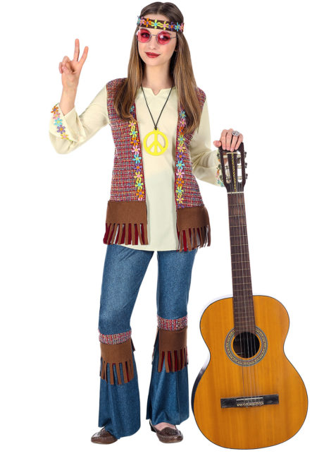 déguisement hippie fille, costume hippie fille, déguisement hippie enfant, Déguisement de Hippie, Fille