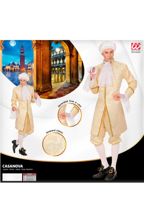 Déguisement de marquis, costume marquis, Déguisement de Marquis, Casanova luxe