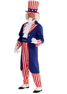 déguisement oncle sam, costume oncle sam, déguisement américain homme, costume américain homme