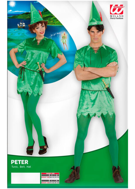 déguisement de peter pan adulte, costume peter pan adulte, déguisement peter pan homme, Déguisement Peter