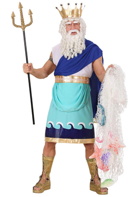 déguisement poseidon, déguisement dieu grec adulte, costume dieu grec, costume zeus adulte, déguisement zeus adulte, déguisement grec homme, Déguisement de Dieu Grec, Poséidon