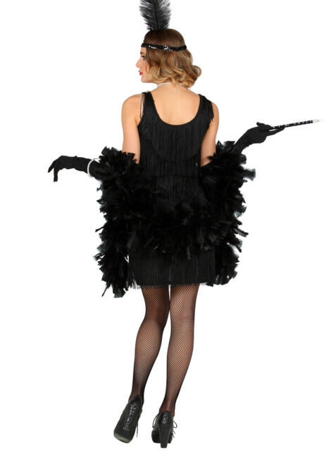 robe charleston déguisement, déguisement charleston, déguisement années 30, robe années 20, costume cabaret, déguisement cabaret femme, Déguisement Charleston Fils, Noir