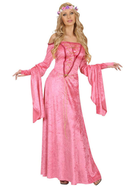 déguisement princesse médiévale, déguisement médiéval femme, robe médiévale, Déguisement de Princesse Médiévale, Fair Maiden Rose