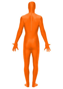 déguisement seconde peau, déguisement second skin, combinaison seconde peau déguisement, seconde peau orange