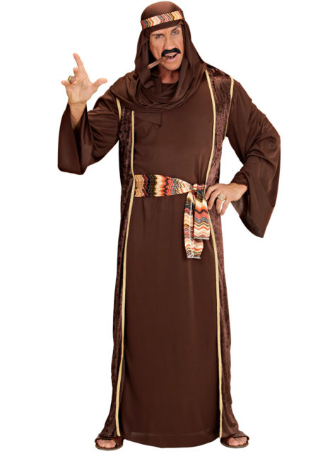déguisement de prince arabe, déguisement oriental, déguisement sheik arabe, costume sheik arabe, déguisement roi du pétrole, Déguisement de Sheik Arabe, 3 Modèles