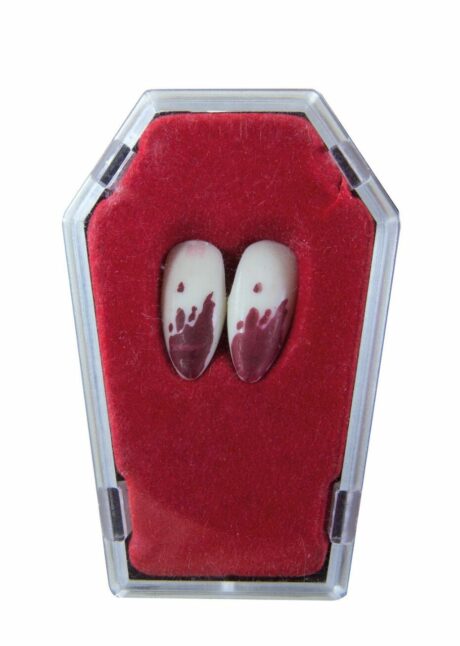 dents de vampire avec faux sang, canines vampire avec faux sang, Dents de Vampire avec Effet Faux Sang