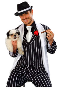 écharpe blanche de dandy, écharpe blanche en satin, écharpe gangster, écharpe années 30, accessoire années 30