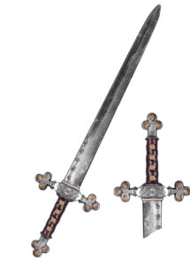 épée de chevalier, épée médiévale, épée plastique, Epée de Chevalier ou Viking, 73 cm