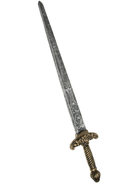 epee medievale, épée médiévale en plastique, fausse épée, arme déguisement, épée de chevalier, épée de viking, Épée Excalibur, 89 cm – Lame Relief