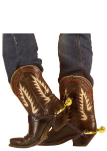 éperons de cowboy, déguisement de cowboy, éperons bottes