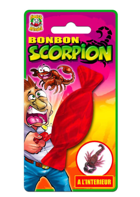 faux bonbons, farce et attrape bonbon, Bonbon Scorpion, Farce