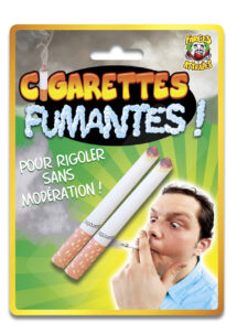 fausses cigarettes, fausses cigarettes fumée, fausse cigarette fumante, cigarette avec fumée