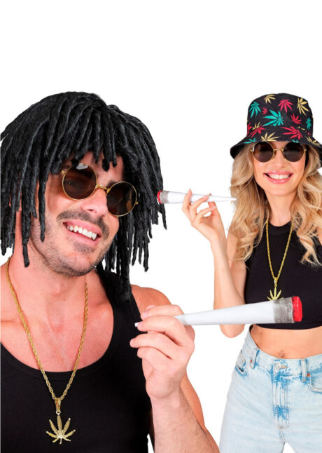 faux joint, faux pétard, faux bédo, accessoire rasta déguisement, Faux Joint de Jamaïcain