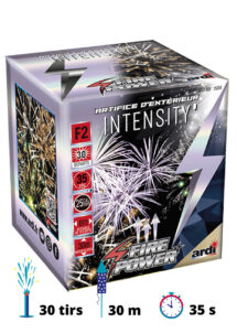 feu d'artifice compact, feu d'artifice pour particulier, feu d'artifice jardin, Feu d’Artifice Compact, Intensity