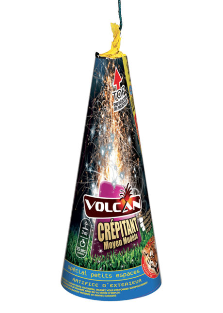 feux d'artifice automatique, feux d'artifice de proximité, feux d'artifices volcans, achat feux d'artifice paris, feux d'artifices pyragric, volcan, fontaines, artifice jardin, Feux d’Artifices, Volcans, Volcan Crépitant MM