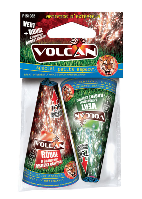 feux d'artifice de proximité, feux d'artifices volcans, achat feux d'artifice paris, feux d'artifices pyragric, volcan, fontaines, artifice jardin, Feux d’Artifices, Volcans, Volcan PM, Rouge ou Vert