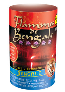 feux de bengale, flamme de bengale, pétards, pétards et fumigènes,, Flamme de Bengale Rouge