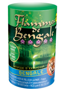 feux de bengale, flamme de bengale, pétards, pétards et fumigènes,, Flamme de Bengale Verte