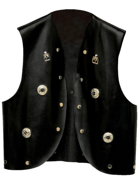 déguisement biker, déguisement cuir, gilet simili cuir, Gilet Biker, Simili Noir