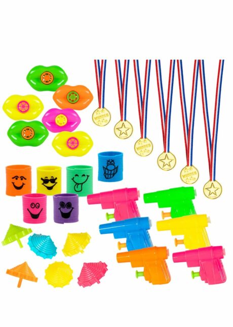 JOUETS A PINATA FILLES ET GARCONS, cadeaux à pinata, jouets pour pinata, Cadeaux pour Pinata Mixte – Lot de 30 Jouets Anniversaire Filles et Garçons