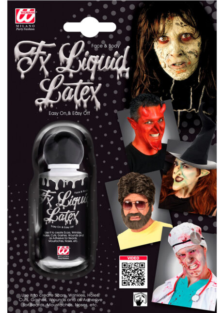 latex liquide, maquillage halloween latex, latex halloween, Latex Liquide pour Blessures