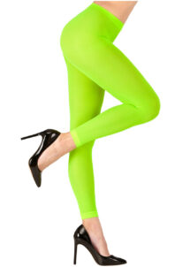 legging déguisement, accessoire déguisement, legging orange, leggings verts fluo, accessoire fluo