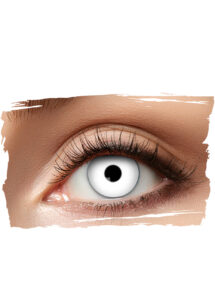 lentilles blanches, lentilles zombie, lentilles halloween, lentilles white zombie