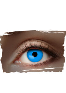 lentilles bleues fluos, lentilles bleues, lentilles uv