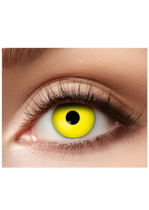 lentilles jaunes, lentilles jaunes halloween