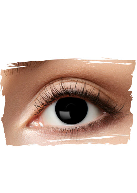 lentilles noires halloween, lentilles fantaisie noires, Lentilles Noires, Black Witch