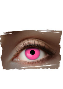 lentilles roses fluos, lentilles uv roses