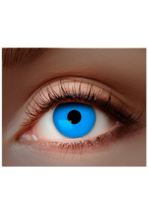 LENTILLES UV BLEUES, lentilles bleu fluo, lentilles bleues uv