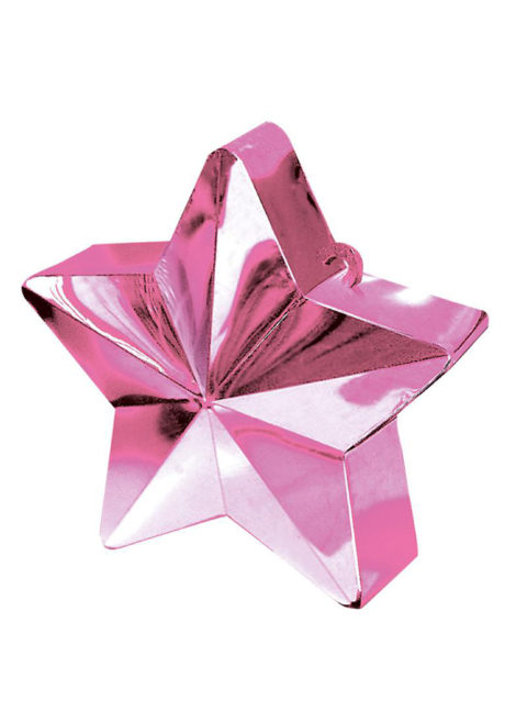 poids pour ballon, lest pour ballon, poids ballons hélium, lests ballons hélium, Poids pour Ballons Hélium, Etoile Rose