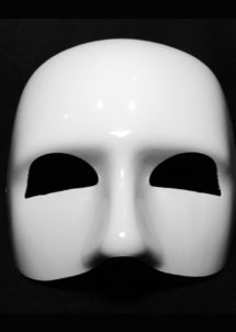 masque vénitien, loup vénitien, masque visage blanc, masque carnaval de Venise, Loup Doge Make Up, Blanc