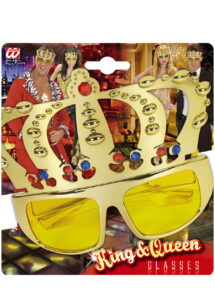 lunettes couronne de roi, lunettes humoristiques