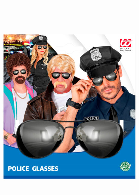 lunettes de police, lunettes police, lunettes rayban, lunettes déguisements, Lunettes de Police