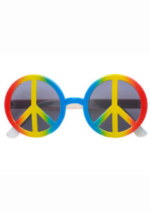 lunettes hippies, lunettes peace and love, lunettes déguisements hippies