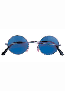 lunettes lennon, lunettes hippies, lunettes années 70, lunettes lennon bleues, Lunettes Lennon, Bleues