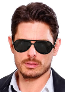 lunettes noires déguisement, lunettes années 80, lunettes police