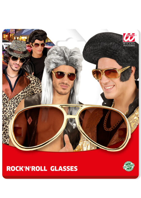 lunettes elvis, lunettes rock, lunettes années 60, lunettes dorées, Lunettes Elvis, Rock n’ Roll