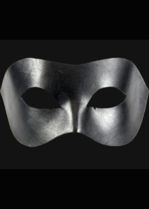 masque vénitien, loup vénitien, masque en cuir, masque cuir noir, Civette Loup Cuir Noir