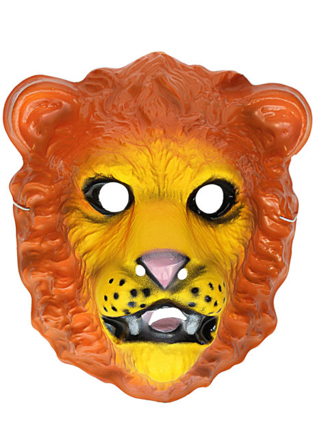 masque de lion, masque lion plastique, masque lion pour enfant, masques d'animaux, Masque de Lion