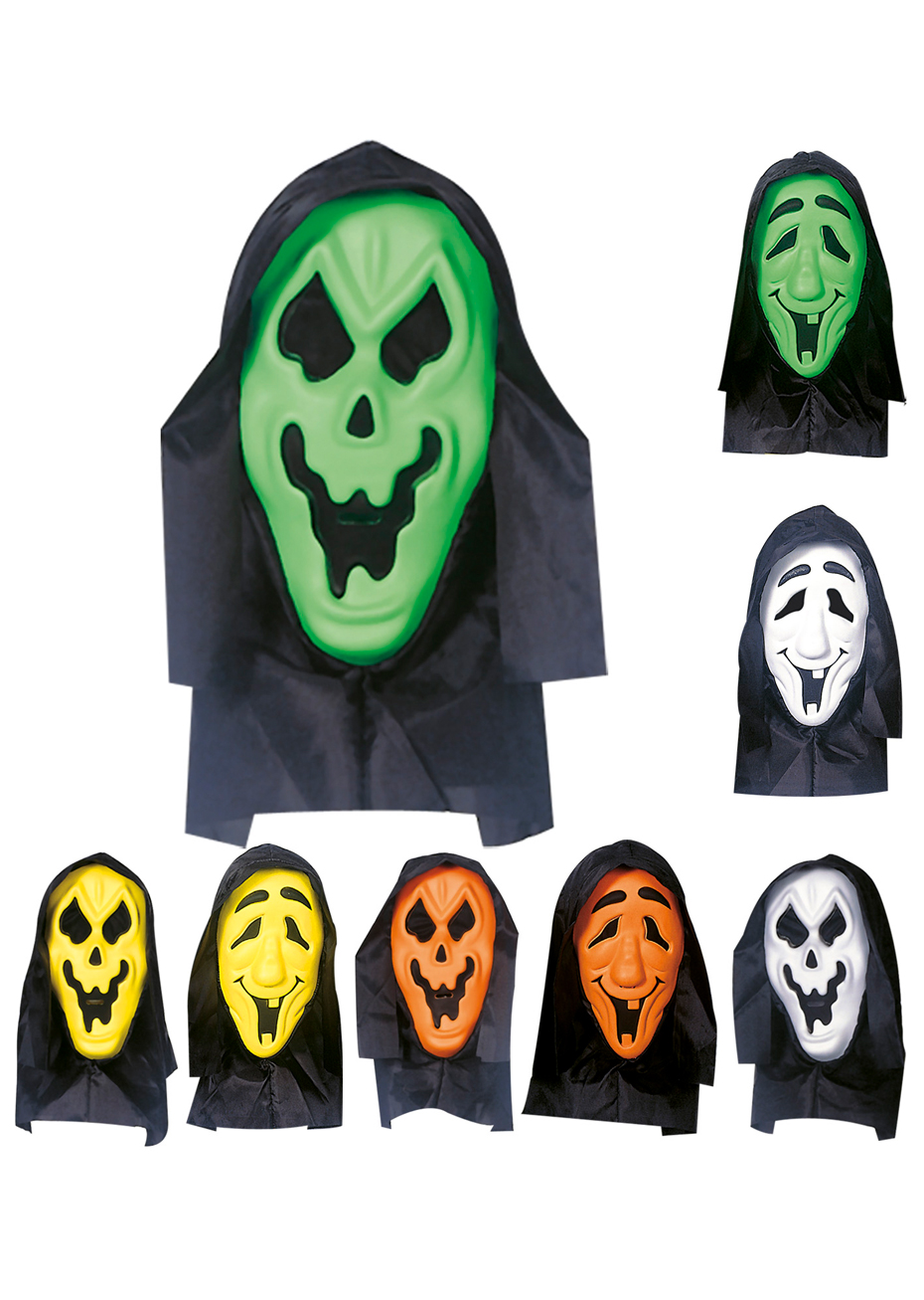 Cape Fantôme Avec Capuche Pour Halloween - Tissu Doux Et Fluide - Taille Universelle Adulte - Pour Fête, Carnaval, Cosplay