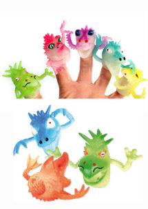 monstre doigt, jouets à pinata, cadeaux à piratas