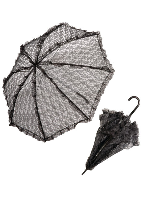 ombrelle de déguisement, ombrelle en dentelle, ombrelle de marquise, ombrelle dentelle noire, ombrelle en dentelle, Ombrelle en Dentelle, Noire