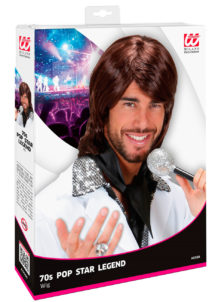perruque homme, perruque disco, perruque disco homme, perruque abba homme