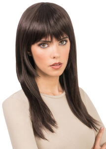Perruque brune femme, perruque châtain femme, perruque longue, perruque top qualité