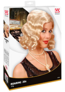 perruque blonde, perruque cheveux ondulés, perruque années 20, perruque femme, perruques paris, perruque paris