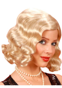 perruque blonde, perruque cheveux ondulés, perruque années 20, perruque femme, perruques paris, perruque paris